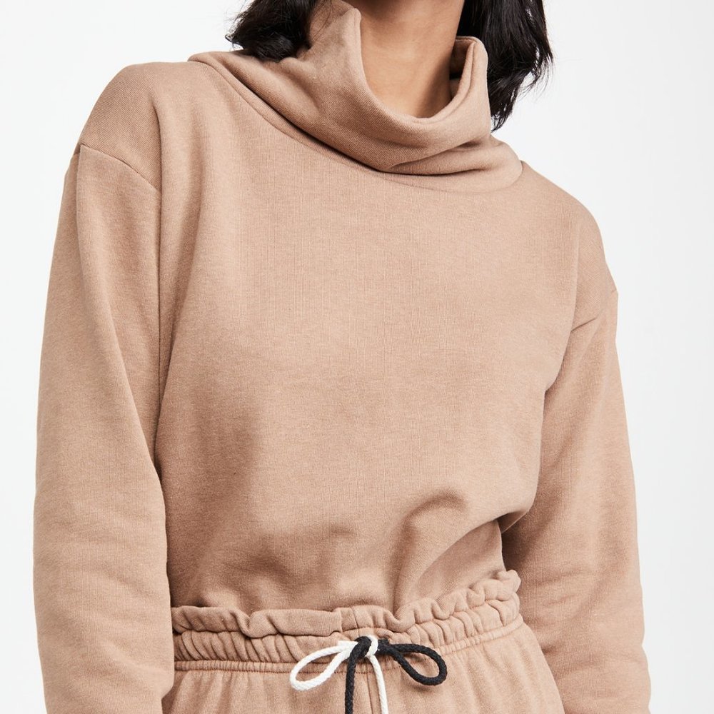 DONNI Sweatshirt Turtleneck - Camel - XS - NWT